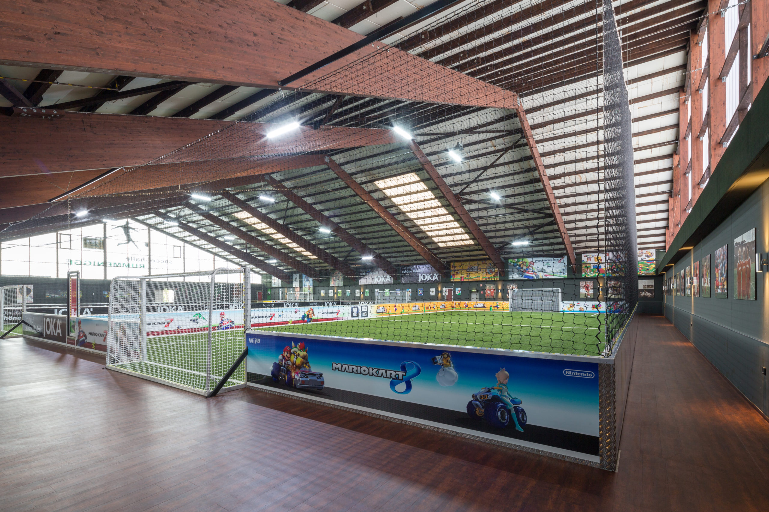 Fußball in der Soccerhalle Rummenigge in Münster